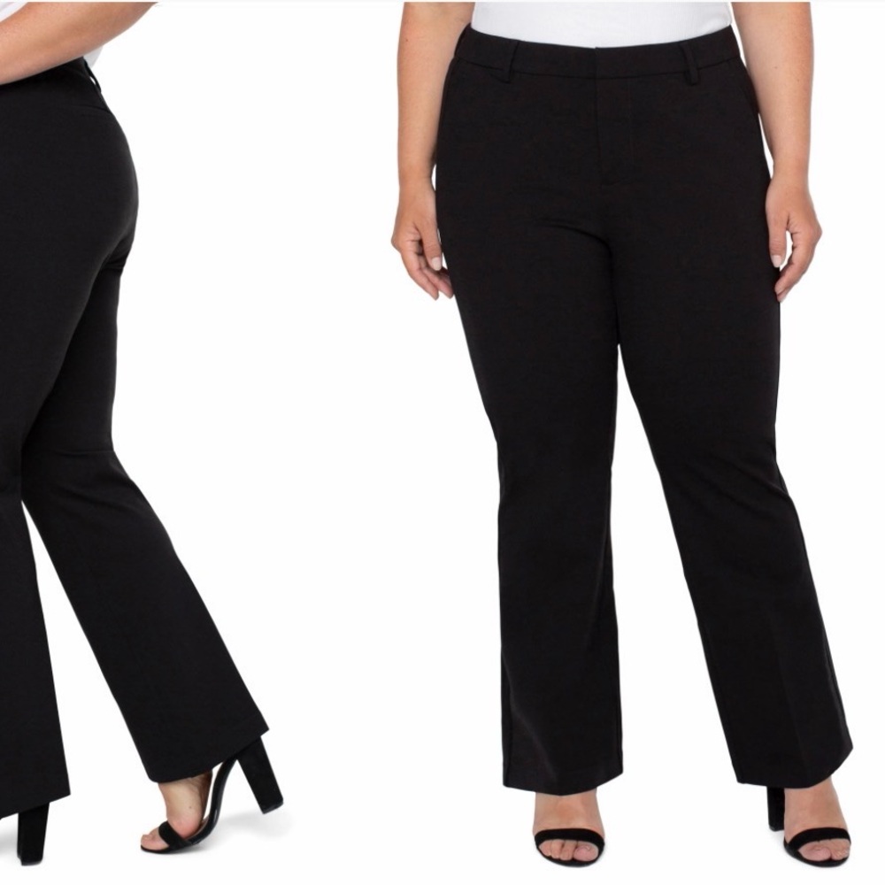 NWT Halogen Taylor Fit Curvy Dress Pants Size 18 Career Black